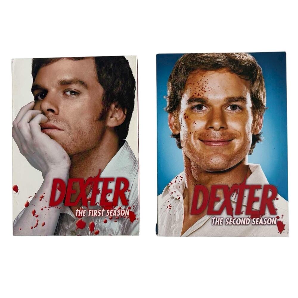 Dexter Seasons 1 and 2 DVD Box Set (8 Discs, 2006–2007) Showtime Series